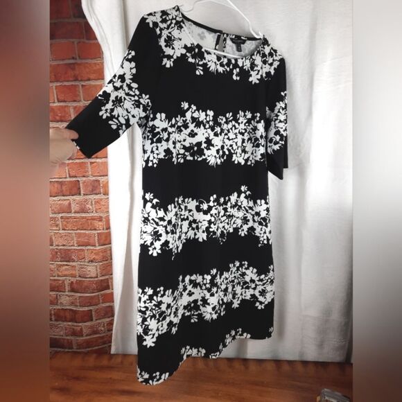 Banana Republic Floral Print Dress NWOT - Picture 3 of 12